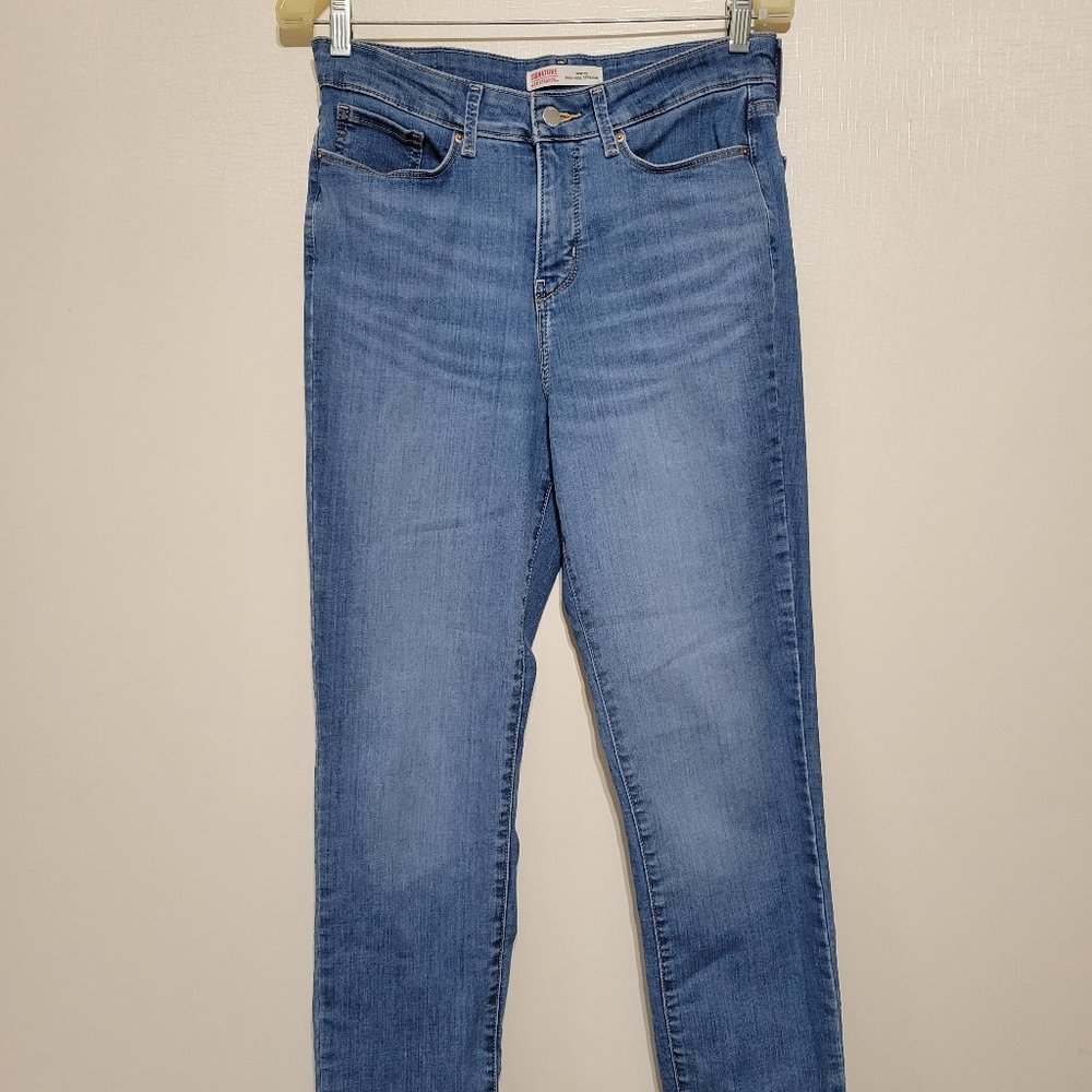 Levi Strauss High Rise Straight Jeans